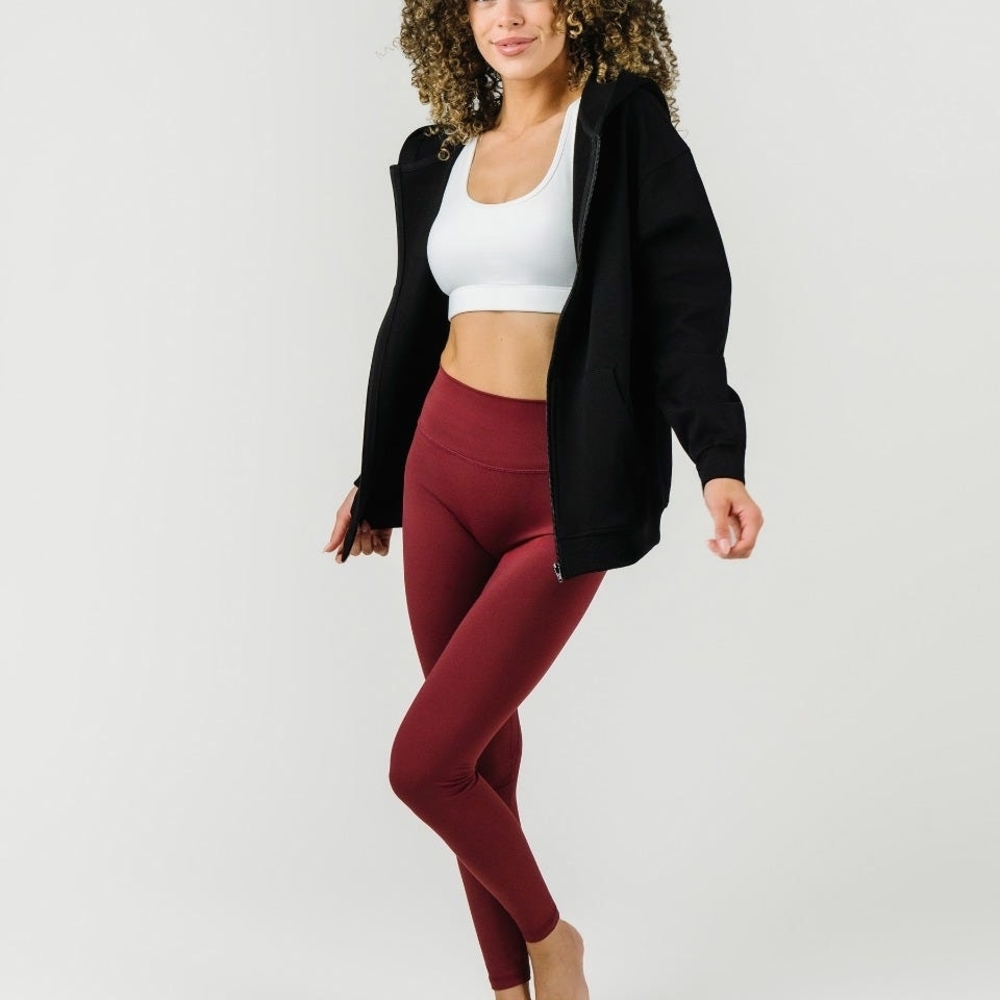 Zyia Black Retreat Full Zip Hoodie NEW - Picture 5 of 5